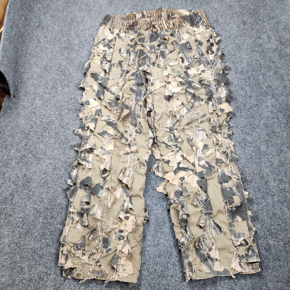 Browning‎ Pants Mens Large 36x30 Mossy Oak Camo Ghillie Hunting Lined Western